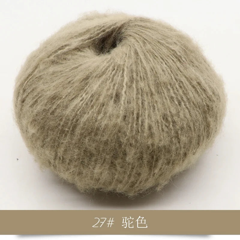 Mohair Yarn 25g Soft Knit Wool For Scarves And Sweaters
