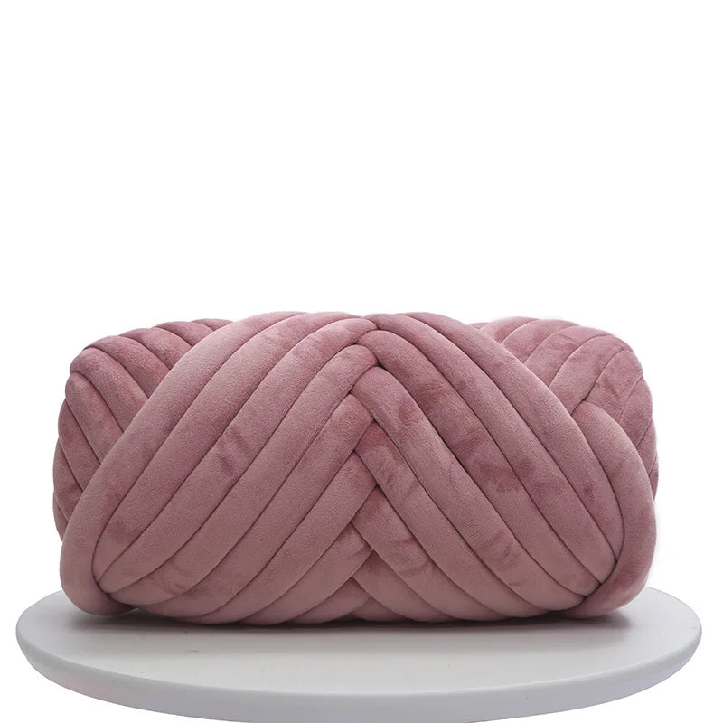 Velvet Chunky Yarn 500G Bulky Wool For DIY Blankets Hats