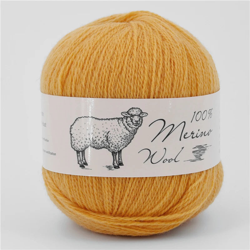 100 Percent Wool Yarn for Knitting Lightweight Crochet Thick Thread Hand Knitted Mohair Sweater Merino Wool 50g