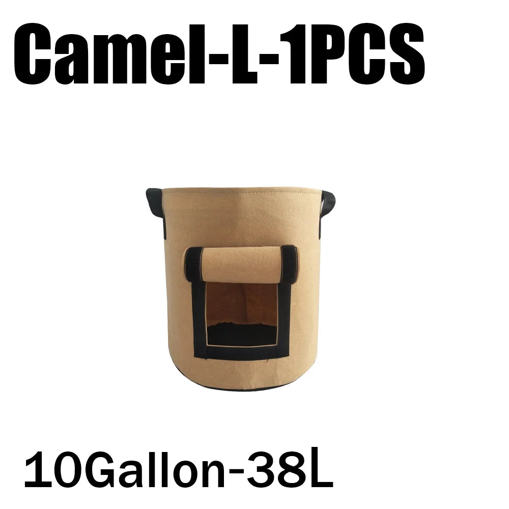 3Styles Felt plant grow bags nonwoven fabric garden potato pot greenhouse vegetable growing bags moisturizing vertical tools