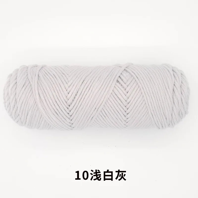 Milk Cotton Yarn 8 Ply Acrylic Crochet For Amigurumi Doll