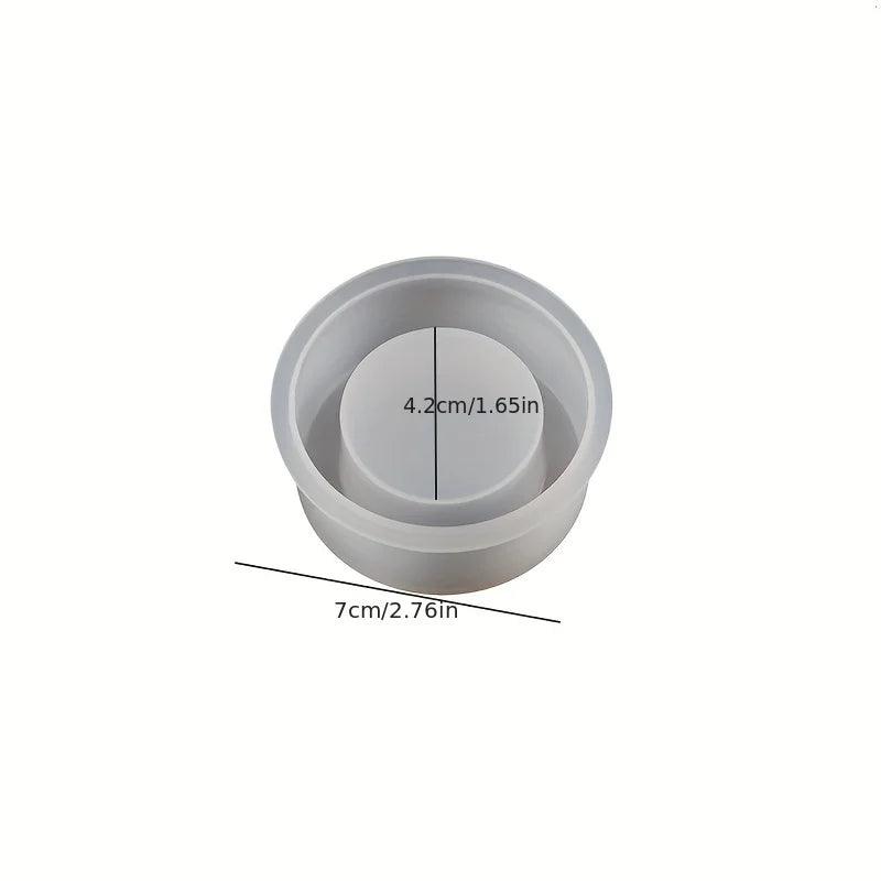 Gypsum Candle Holder Shape Silicone Mold Epoxy Resin DIY Polymer Clay Concrete Tool Room Table Jewelry Making Mould