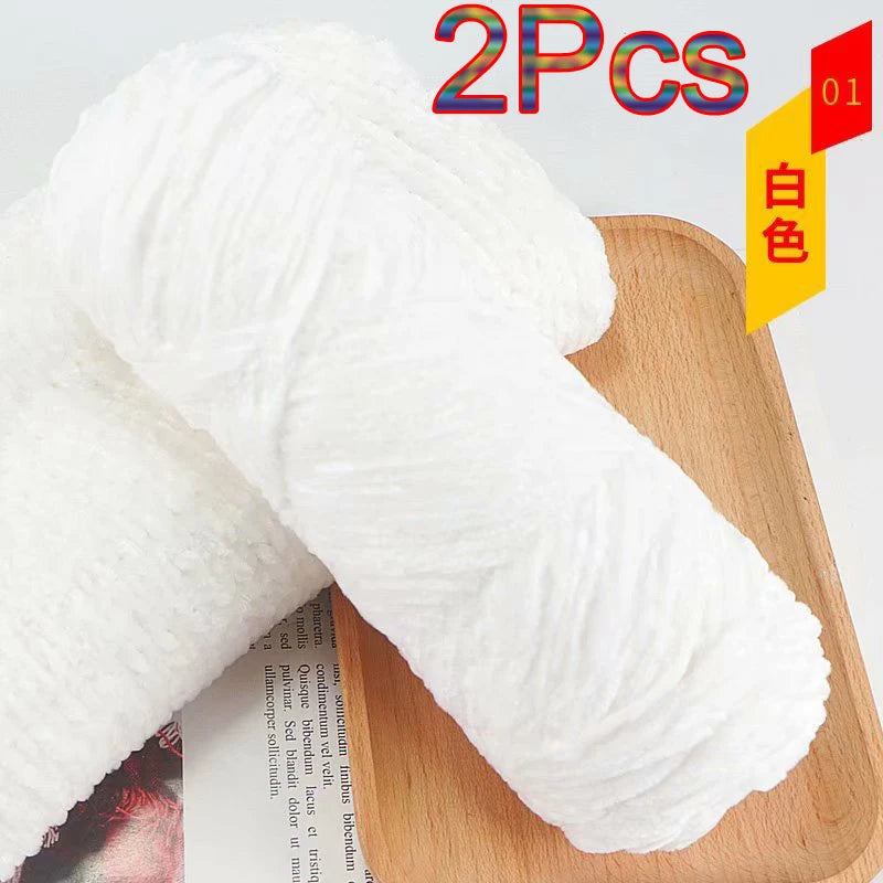 Chenille Velvet Yarn 100 Percent Polyester Amigurumi