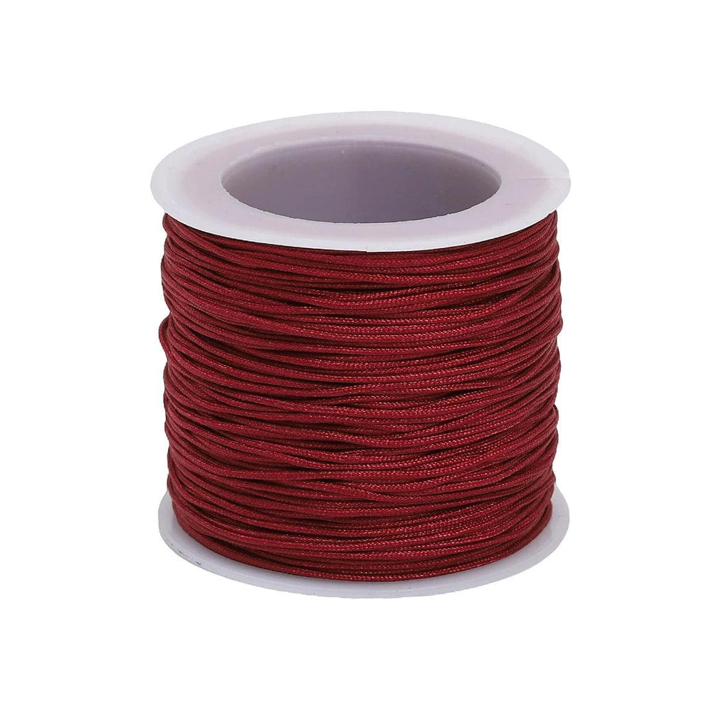 50M/roll 0.8mm Nylon Thread Cord Chinese Knot Cord Bracelet Braided String For DIY Tassels Beading String Jewelry Making