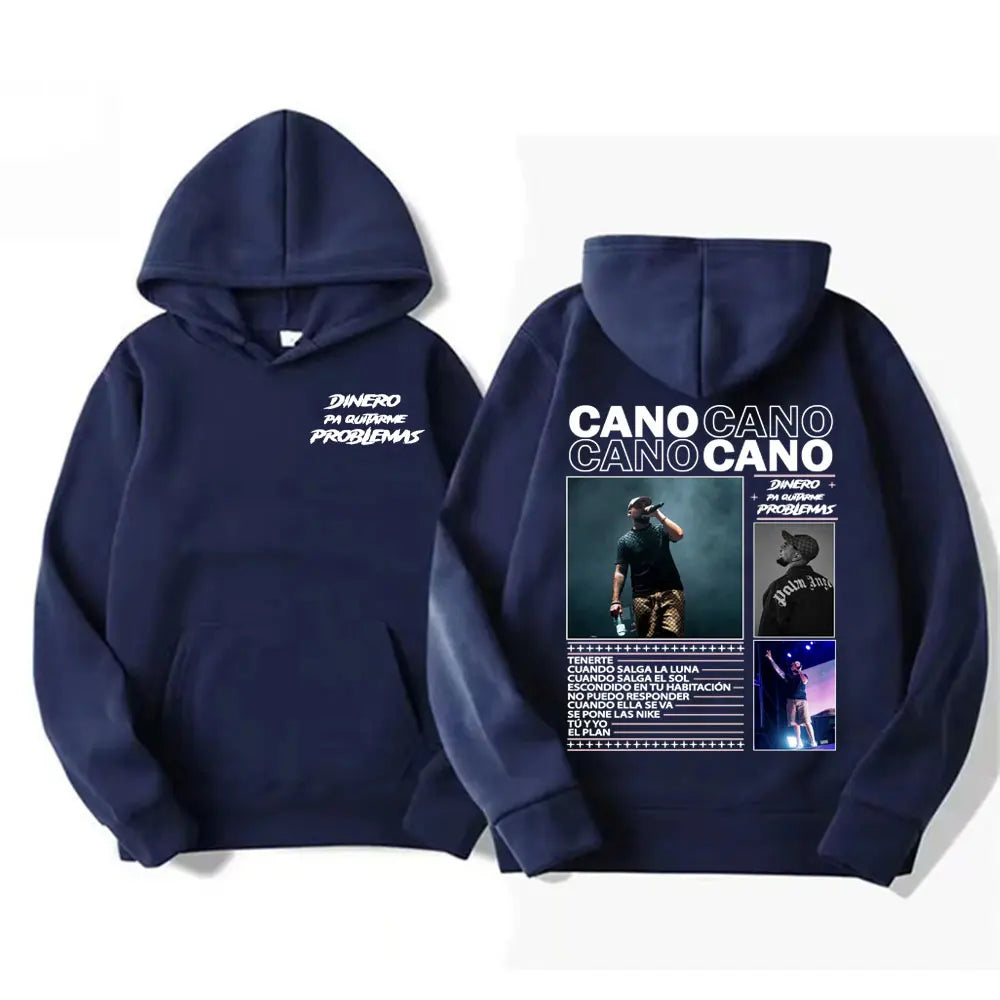 Rapper Cano Triana New Album 2025 Tour Merch Hoodies Men Women Harajuku Fashion Trending Sweatshirt Casual High Quality Pullover