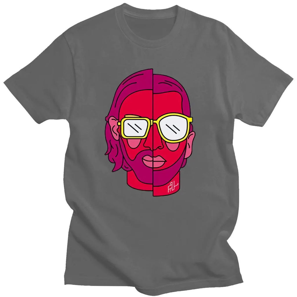 Le Monde Chico Graphic Print T Shirt for Men and Women Hip Hop Fashion Short Sleeve Streetwear Tee