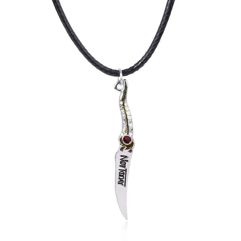 Fire and Blood House Targaryen Dragon Necklace A Song of Ice and Fire Metal Pendant Necklace for Women Men Fans Choker Jewelry