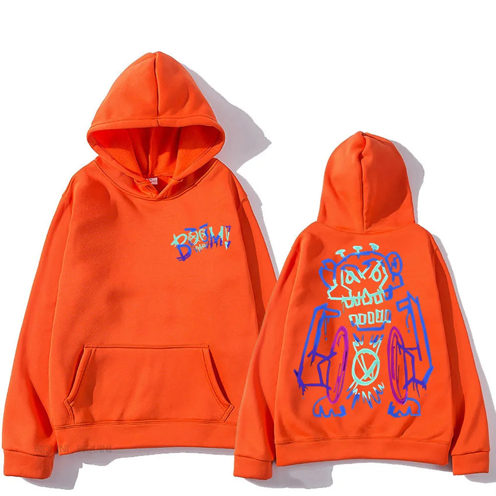 Jinx Arcane Hooded Cartoon Print Cute Fleece Comfortable Sweatshirt Funko Pop Harajuku Kawaii Clothes Unisex Anime Pullovers