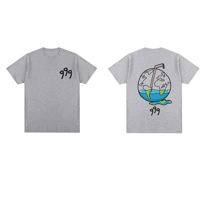 Rapper Juice Wrld 999 Short T Shirt Men's Women's Letter Printed Tshirts Y2k Casual Fashion Sportswear Summer Clothing
