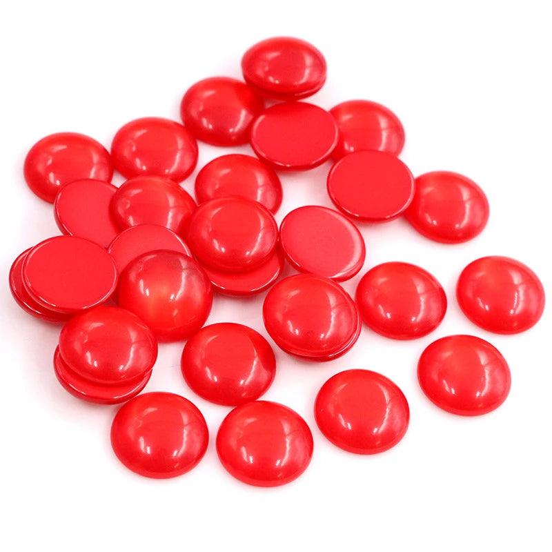 New Fashion 40pcs 8 10 12mm Mix Colors Cat's eye Series Flat back Resin Cabochons Jewelry Accessories Wholesale Supplies