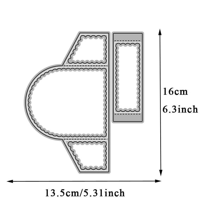 Festivals and Party Elements Metal Cutting Dies for DIY Scrapbooking Photo Album Decorative Embossing Paper Card Crafts