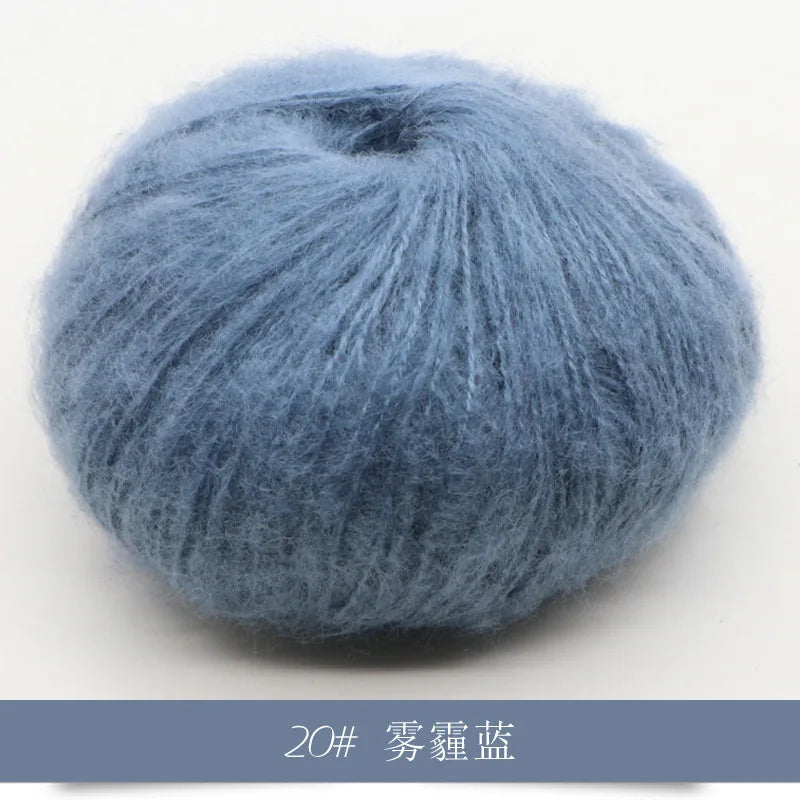 Mohair Yarn 25g Soft Knit Wool For Scarves And Sweaters