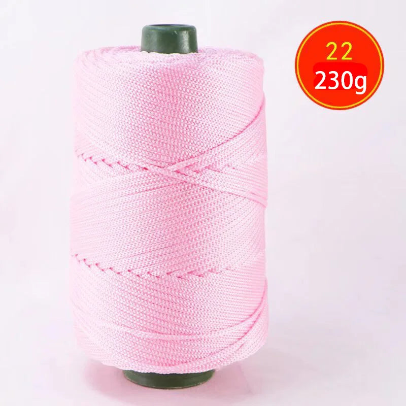 Lightweight Ice Silk Thread 225g Handcrafted Yarn for Summer Hats Storage Baskets and Seat Cushions