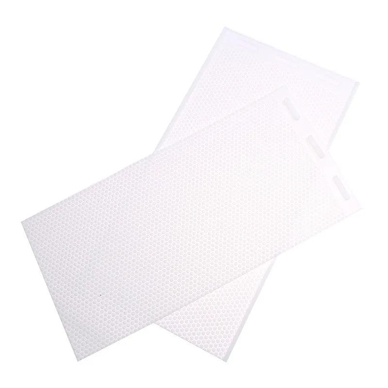 Beekeeping Silicone Beeswax Honeycomb Mold Flexible Wax for Machine Foundation Sheets Press Embosser Bees Beekeeper 1set