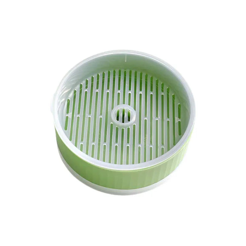 Round Shape Cultivation Sprouting Tray Creative Reusable Hydroponic Sprouting Plate Cat Grass Planting Multi functional