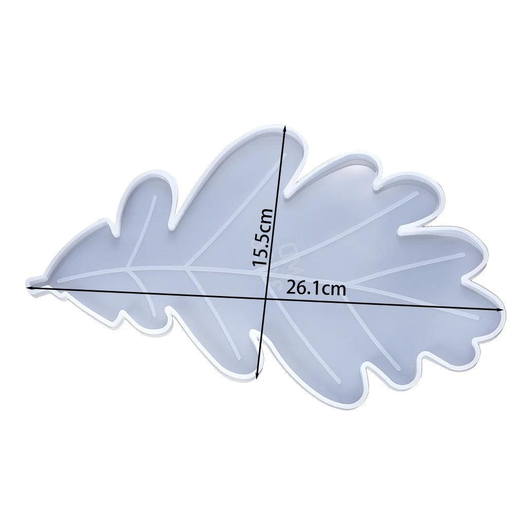 1Pcs Palm Trees Leaf Coasters Silicone Mold Maple Leaves Epoxy Resin Mould  For Hand Craft Ornamentation Home Table Decoration