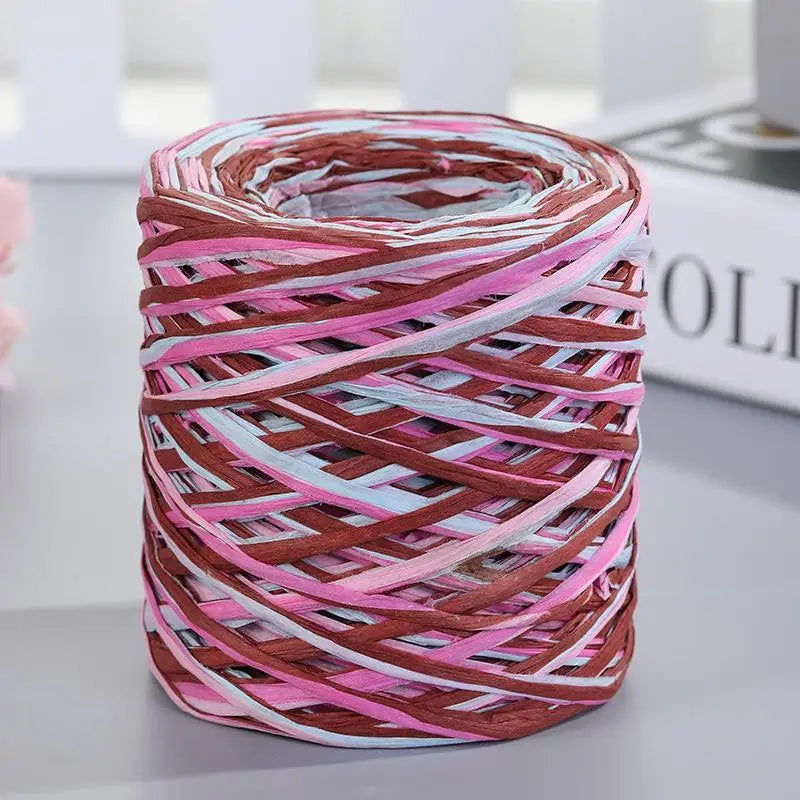 Natural Raffia Straw Yarn For Knitting Crochet Sunhat Bag