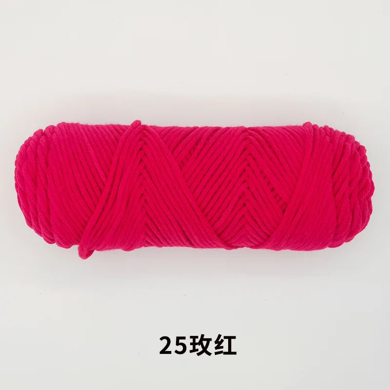 Milk Cotton Yarn 8 Ply Acrylic Crochet For Amigurumi Doll