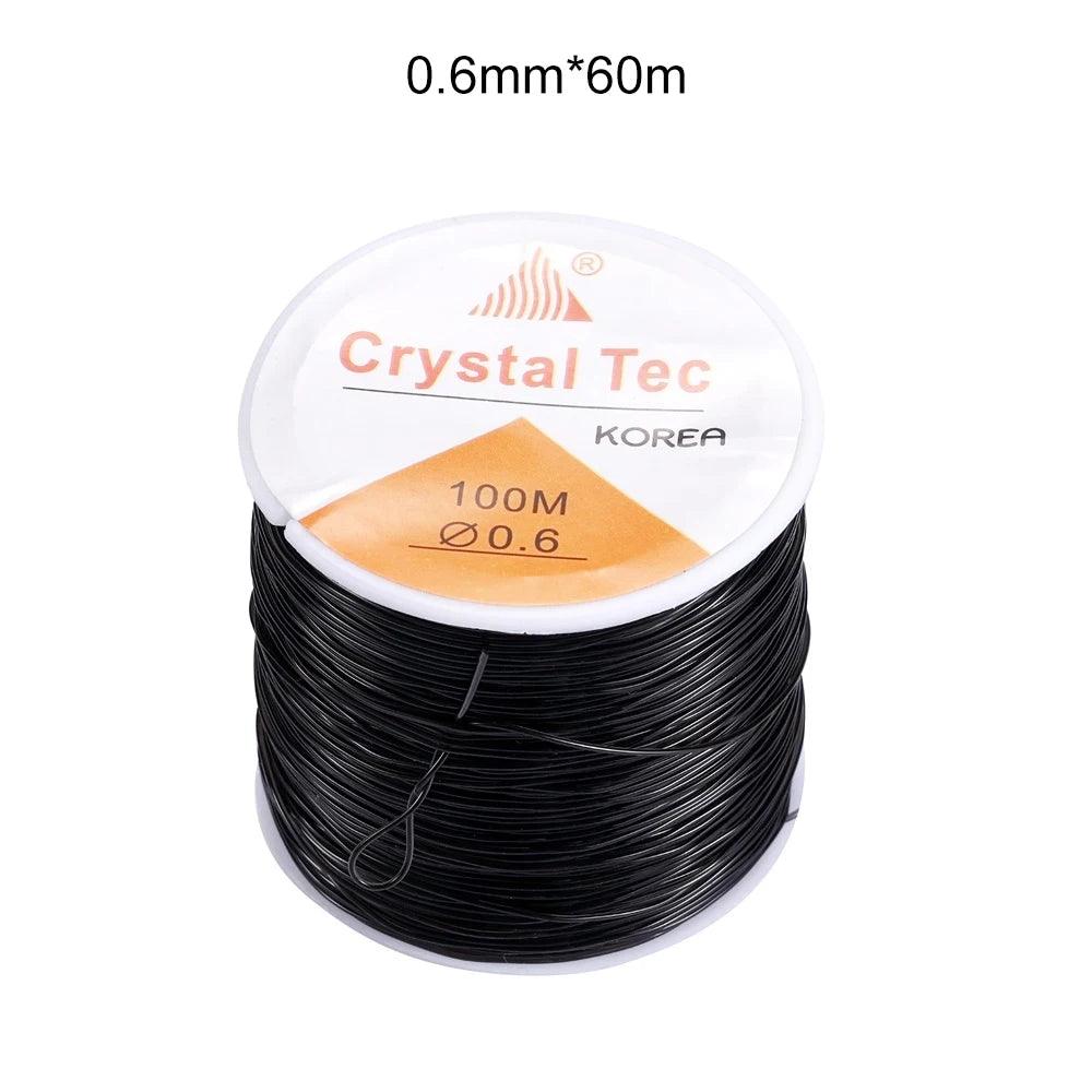60m/roll Elastic Beading Thread Jewelry Making DIY Beading Cords Wristband Bracelet Necklace Anklet Elastic Thread