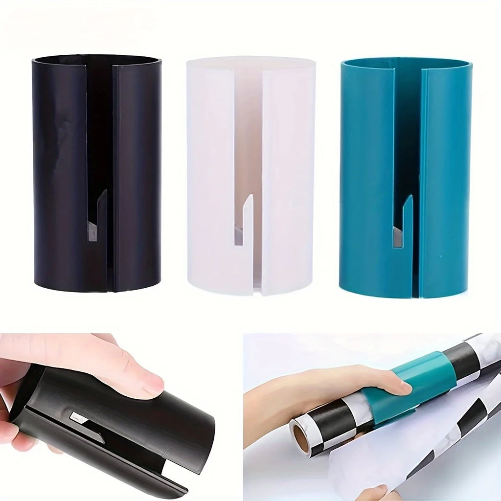 1pc-Slide Gift Wrap box cutter, Christmas Cutting tool, perfect line slide wrap box cutter for Thanksgiving Christmas wrapping