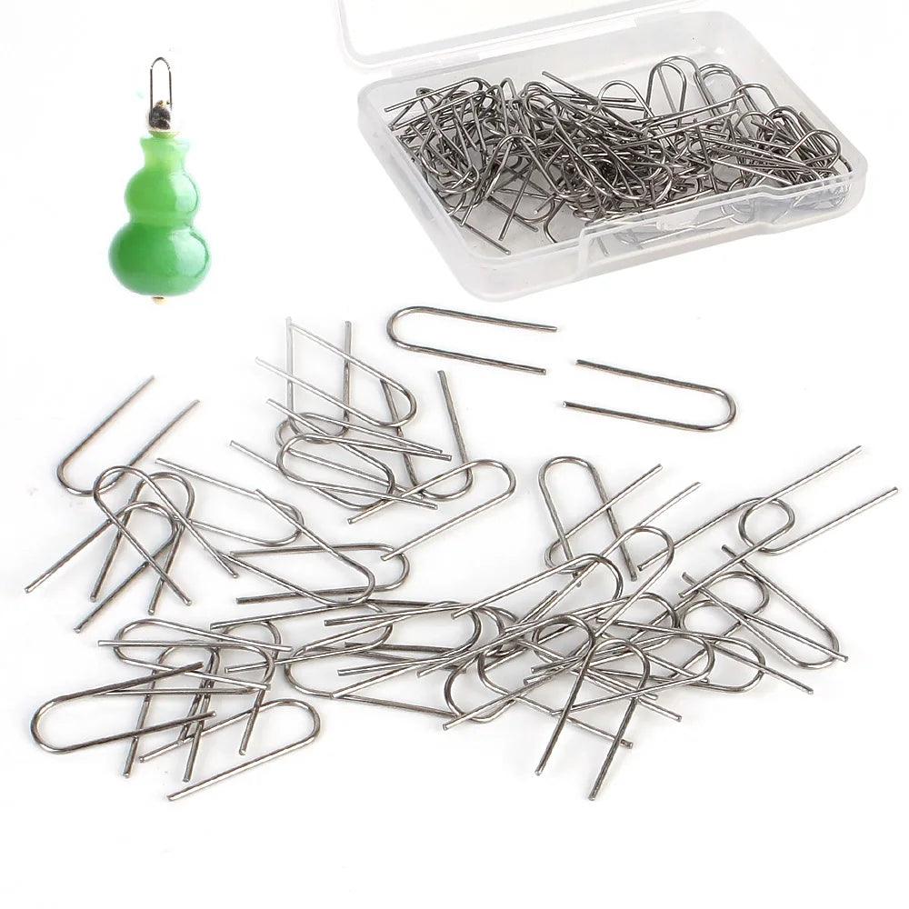 Nichrome Wire High Temperature Resistance Tungsten Wire Hanging 100pcs/set Pyrography Wire Tips Pottery Ornament Hanger