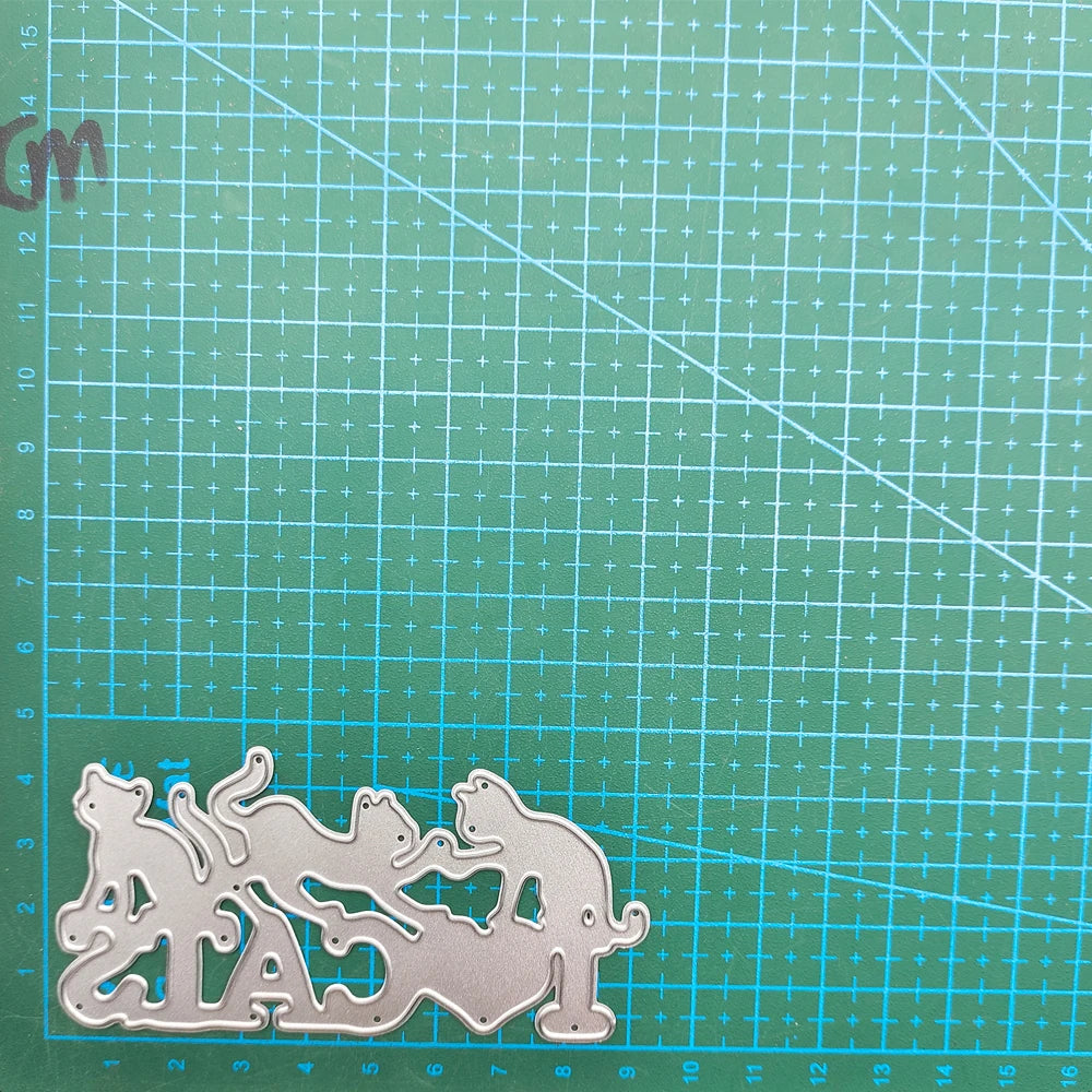 Animal Metal Cutting Dies Stencil Scrapbooking DIY Album Stamp Paper Card Embossing Decor Craft Knife Mould