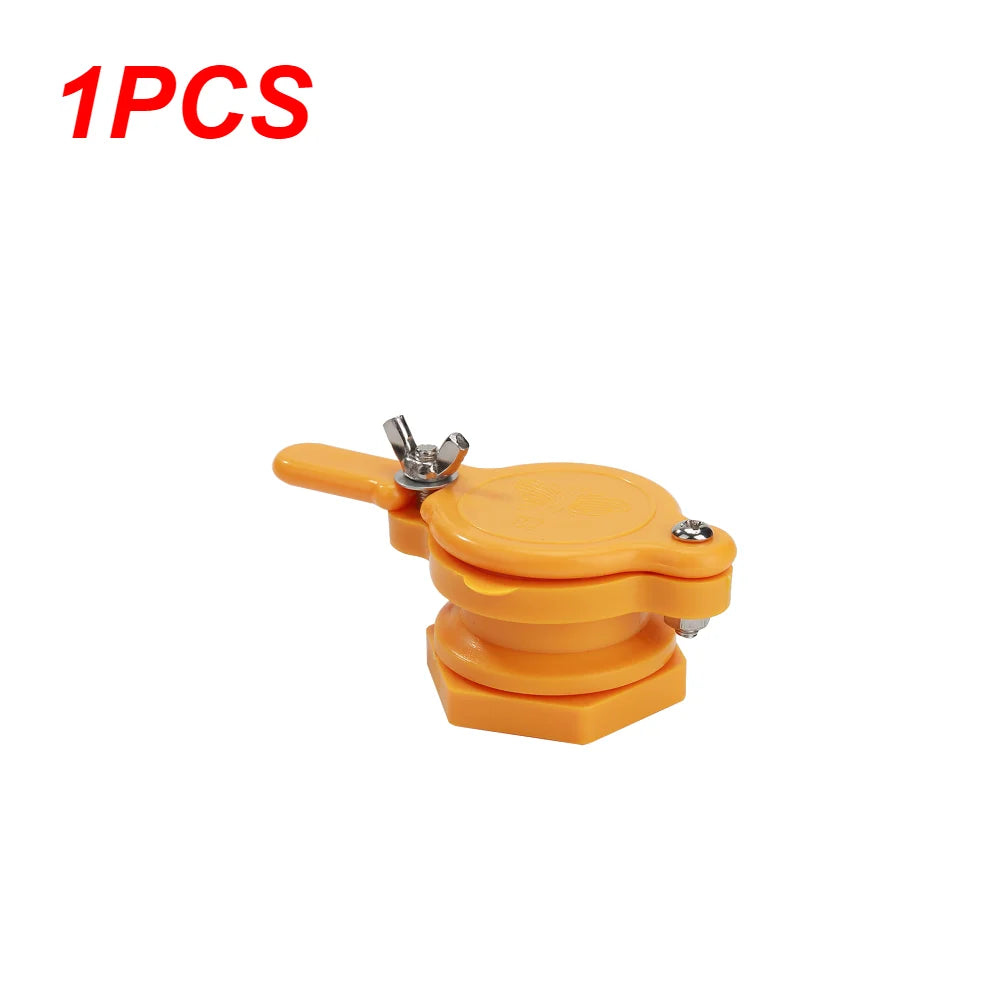 1-5PCS Bottling Honey Extractor Hive Equipments Honey Taps Gate Valve Nylon Plastic Food Grade Non-toxic Durable Beekeeping Tool