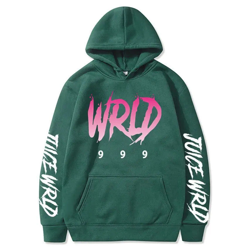 Rapper Juice Wrld 999 Letter Printed Hoodie Y2k Women's Casual Fashion Sportswear Autumn/Winter Hoodie Men's Women's Clothing