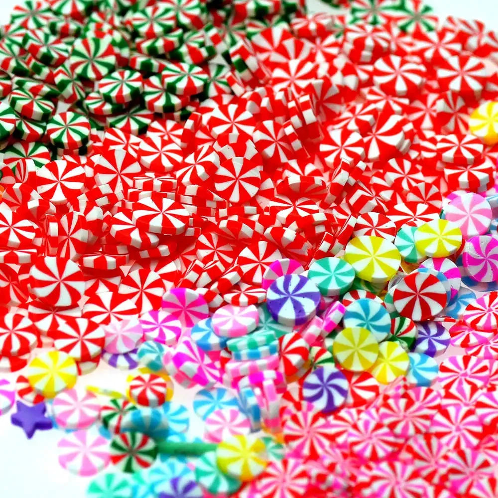 30 Gram 5mm Polymer Clay Windmills Candy Sprinkles-Dollhouse Dessert Decoration Miniatures-Kawaii Slime Crafting Supplies