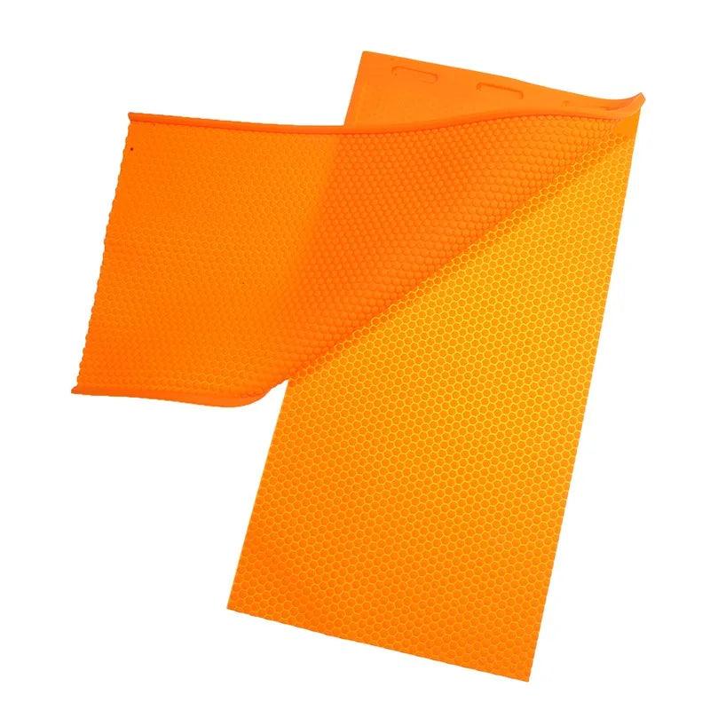 Beekeeping Silicone Beeswax Honeycomb Mold Flexible Wax for Machine Foundation Sheets Press Embosser Bees Beekeeper 1set