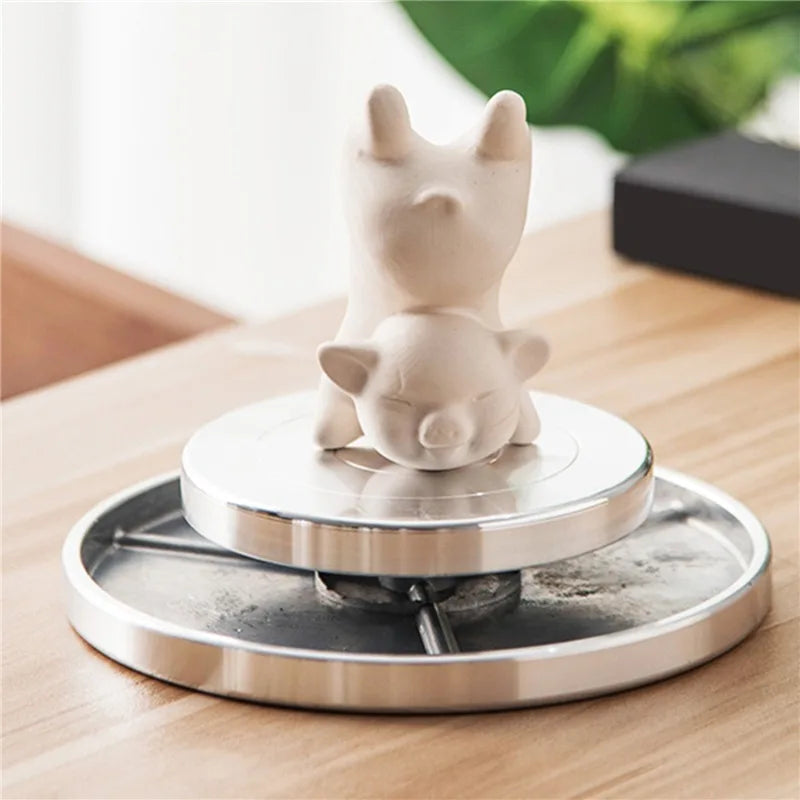 15cm-30cm Double Face Use Aluminum Turntable For Ceramic Clay Sculpture Platform Pottery Wheel Lazy Rotary Tools 1pc