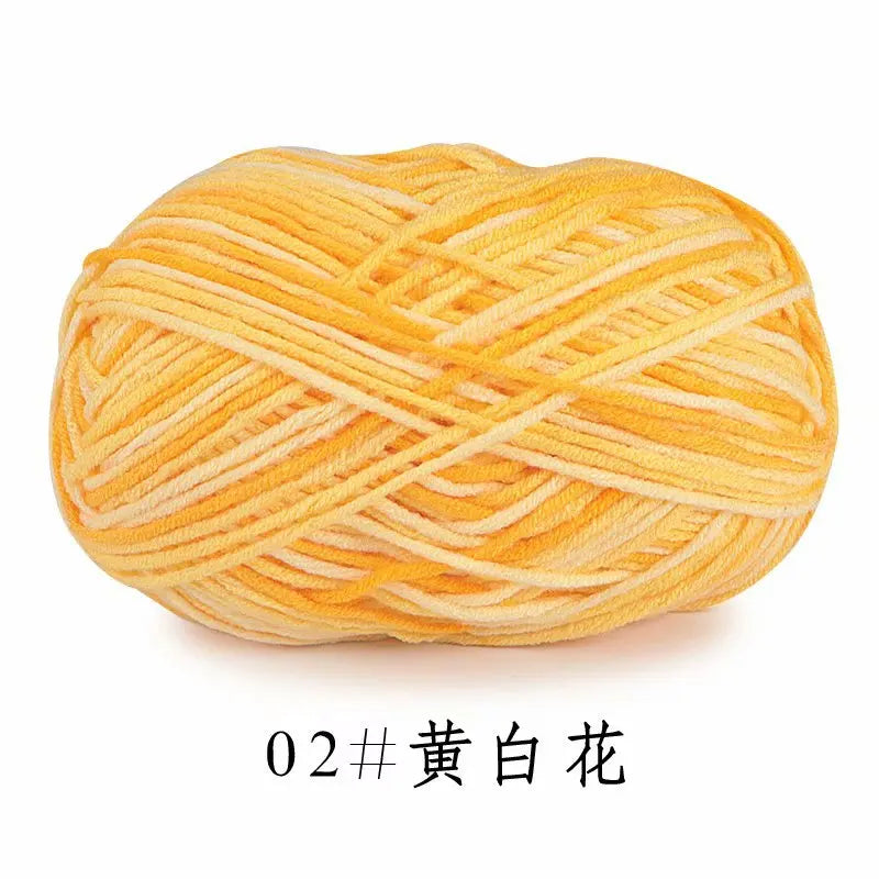 Milk Cotton Five Strand Gradual Change Wool Baby Knitting