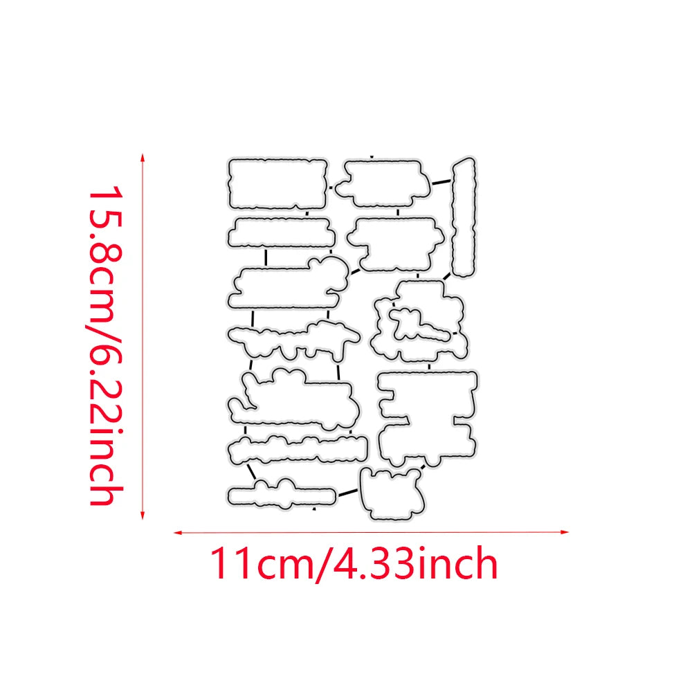 Easter Party Decorations Metal Cutting Dies and Stamps for Scrapbooking Craft Stencil Embossing Supplies Clear Stamps