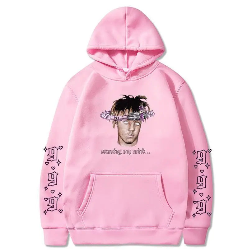 Rapper Juice Wrld 999 Letter Printed Hoodie Y2k Women's Casual Fashion Sportswear Autumn/Winter Hoodie Men's Women's Clothing