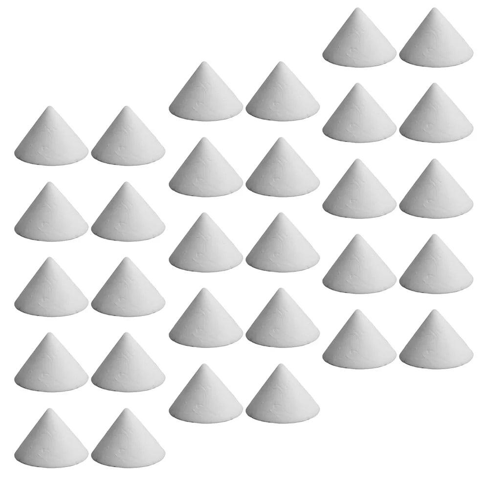 50 Pcs Kiln Burning Tools Ceramic Pottery Supplies Stilts Firing Support Refractory Nail DIY