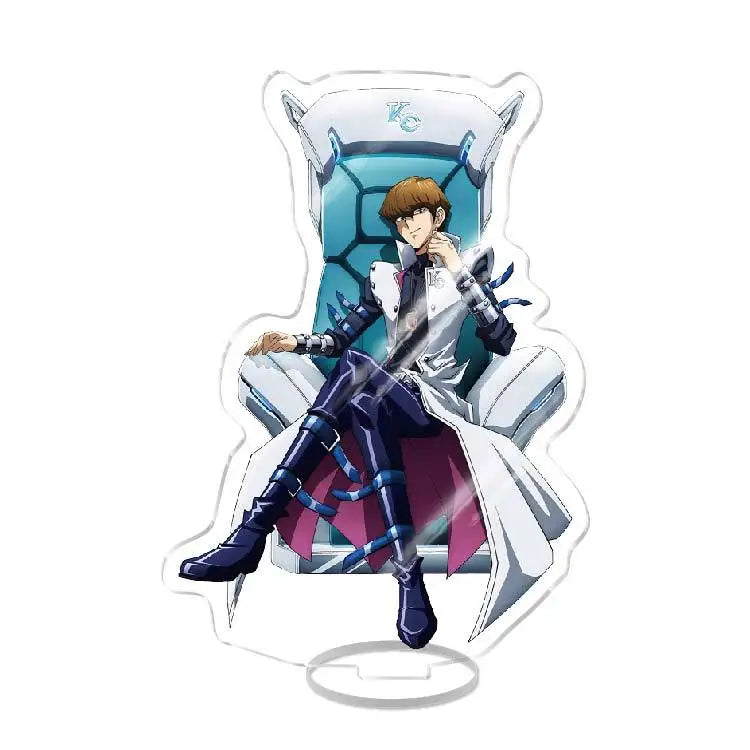 Anime YuGiOh Yu-Gi-Oh! VRAINS Acrylic Stand Figure  Model Desktop Ornaments Doll Yusaku Fujiki Keychain Pendant friend Toy Gift