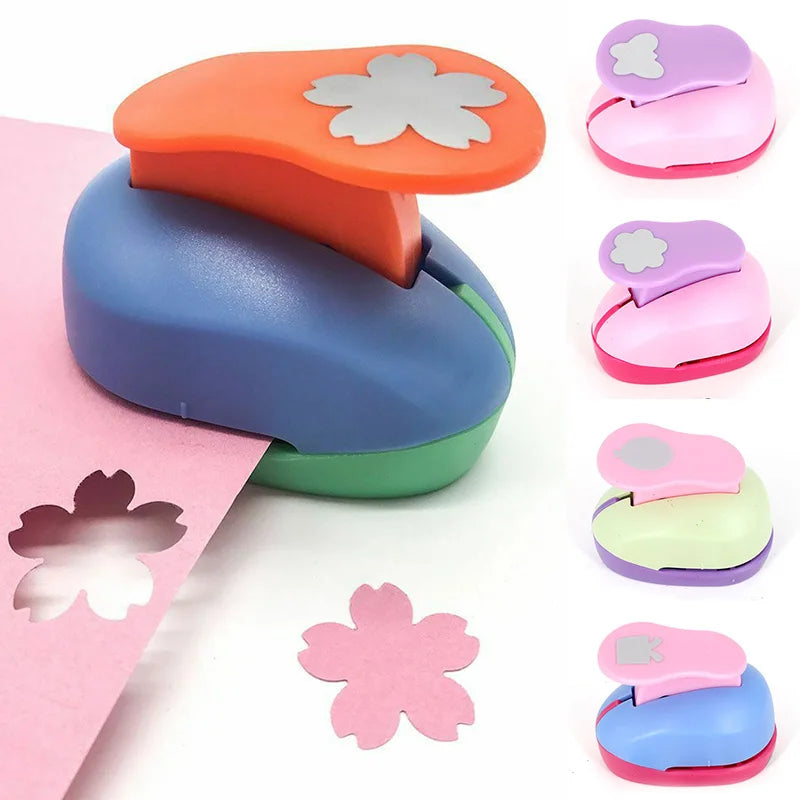 DIY Craft Hole Punch Kids Scrapbook Paper Puncher Paper Cutter Flowers Punch Scrapbooking Punches Embossing Cutter Puncher