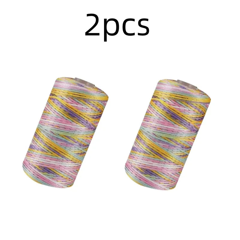 Silk Ice Line Cotton Crochet Yarn 1.5mm For Hand Knitting