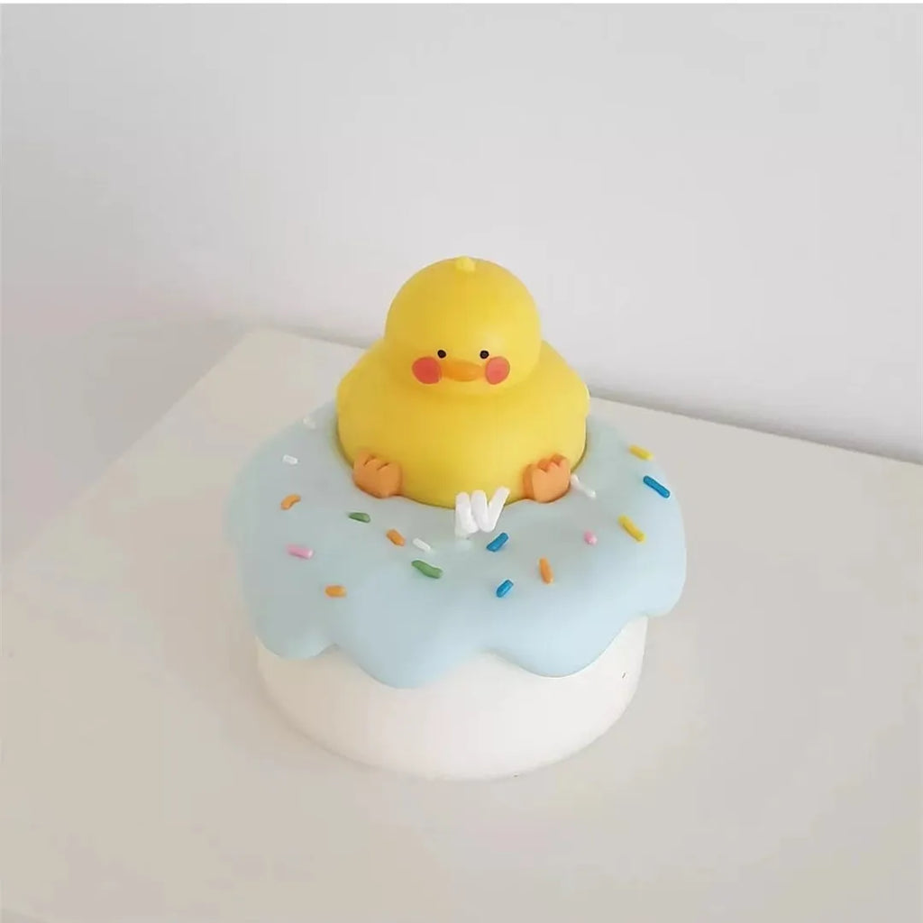 Cartoon Duck Silicone Mold DIY Handmade Silicone Soap Mold Aromatherapy Plaster Crafts Making Soap Molds for Soap Making