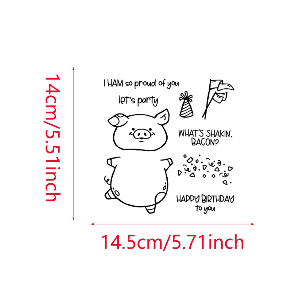 Easter Party Decorations Metal Cutting Dies and Stamps for Scrapbooking Craft Stencil Embossing Supplies Clear Stamps