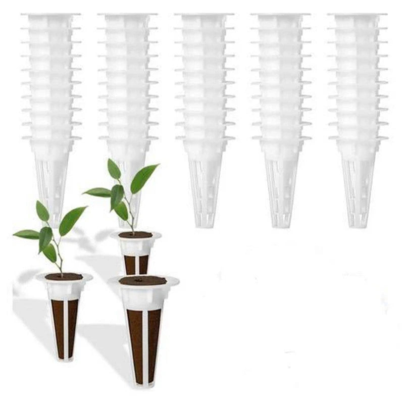 50Pcs/set Planting Basket Grow Sponges Planting Sponge Blocks for Aerogarden Plant-Hydroponics Soilless Growing System Garden