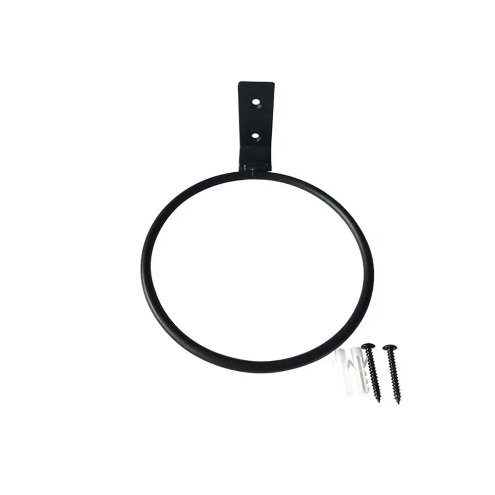 Wall Mounting Flower Pot Holder Ring Planter Pot Stand Planters Rack for Outdoors Decor Railing Office