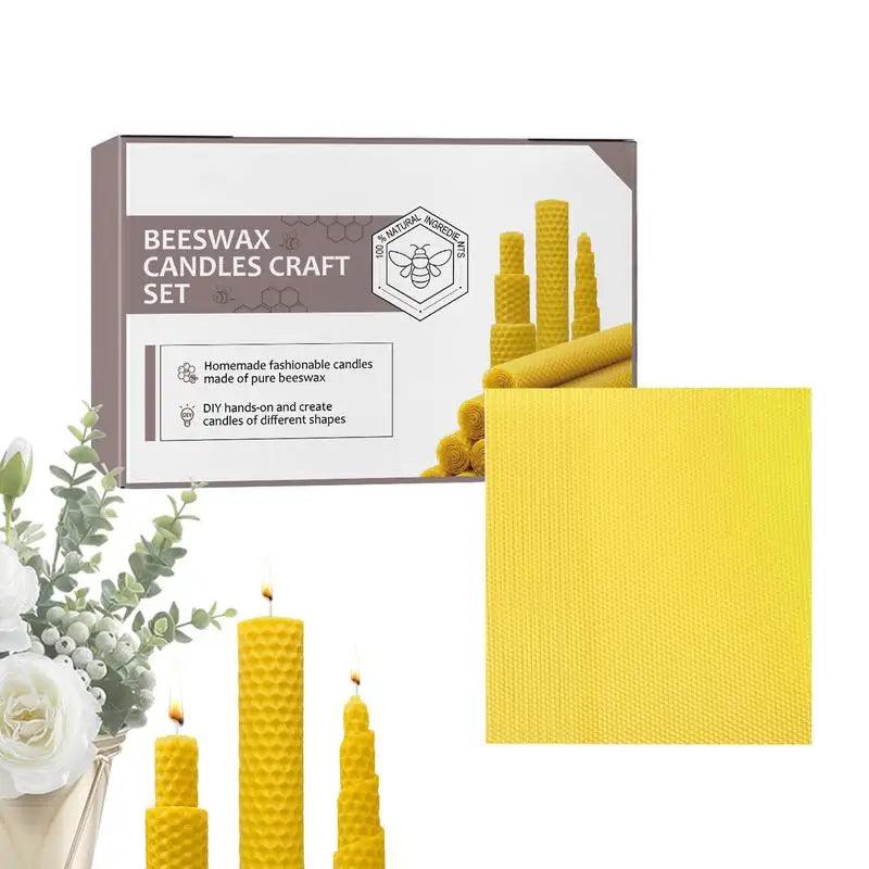 Beeswax Candles Craft 10pcs Candle Wax Bees Wax Pure Bar Wax Natural Beeswax For Candle Making Lotions DIY Lip Balms Drawers