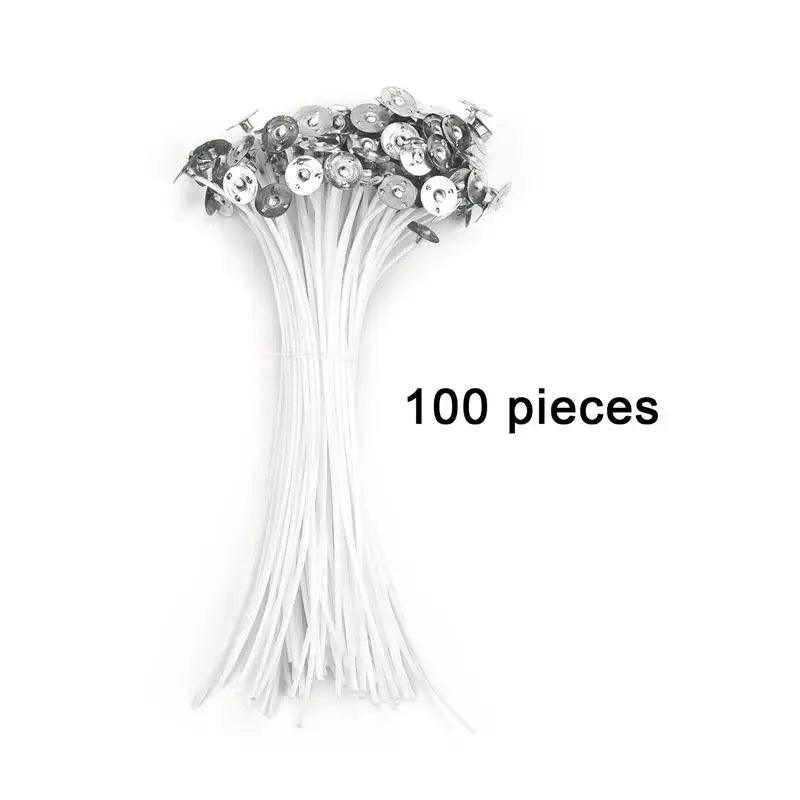 50g/100g Natural Soy Wax For DIY Candle Making Supplies Smokeless Waxed Candles Wicks Handmade Gift Candle Wax Making Crafts