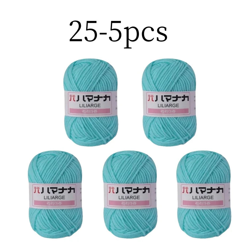 Soft Thick Wool Yarn For Knitting Crochet Classic 25g Ball