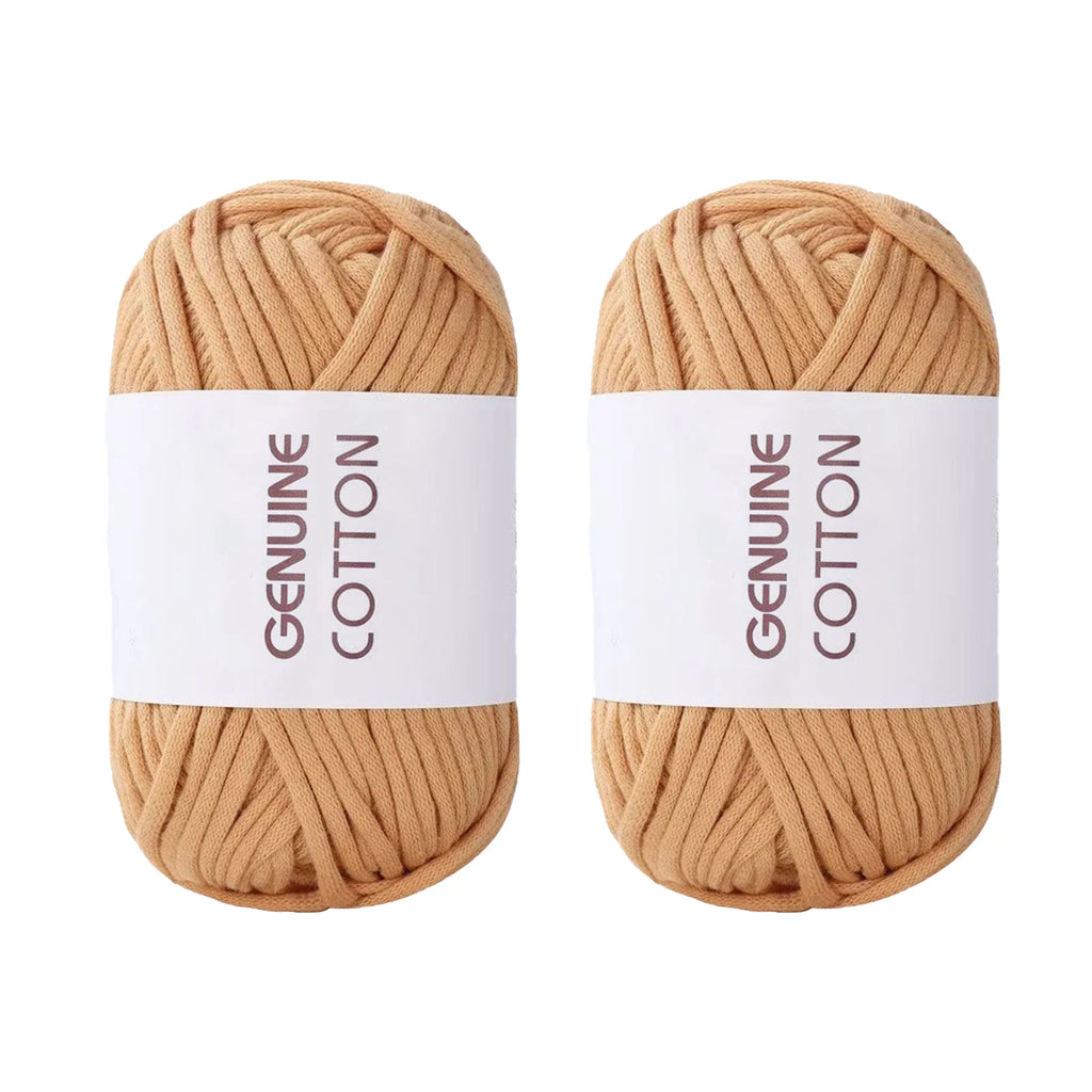 10 Pieces 50g Genuine Cotton Yarn for Beginner Crochet Easy Hand Knitting Weaving DIY Scarves Blankets Hats