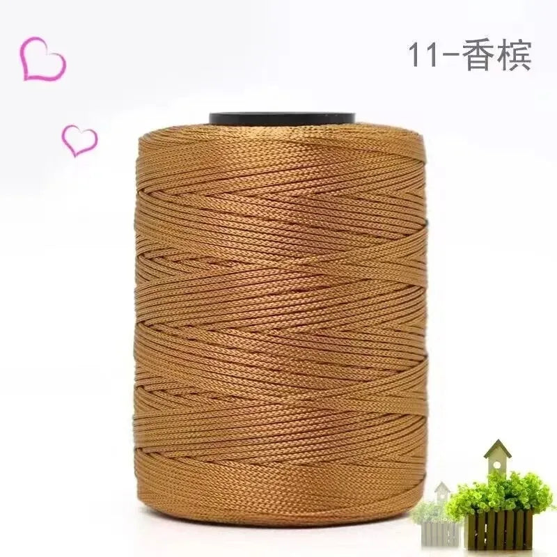 100g 230M Ice Silk Bright Yarn Thin Ice Blended Braided Thread for DIY Hand Knitting and Crocheting Projects