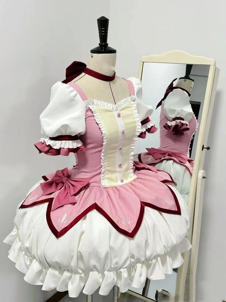 Puella Magi Madoka Magica Deer Eye Circle cosplay cosplay, round god cosplay, female combat anime costume