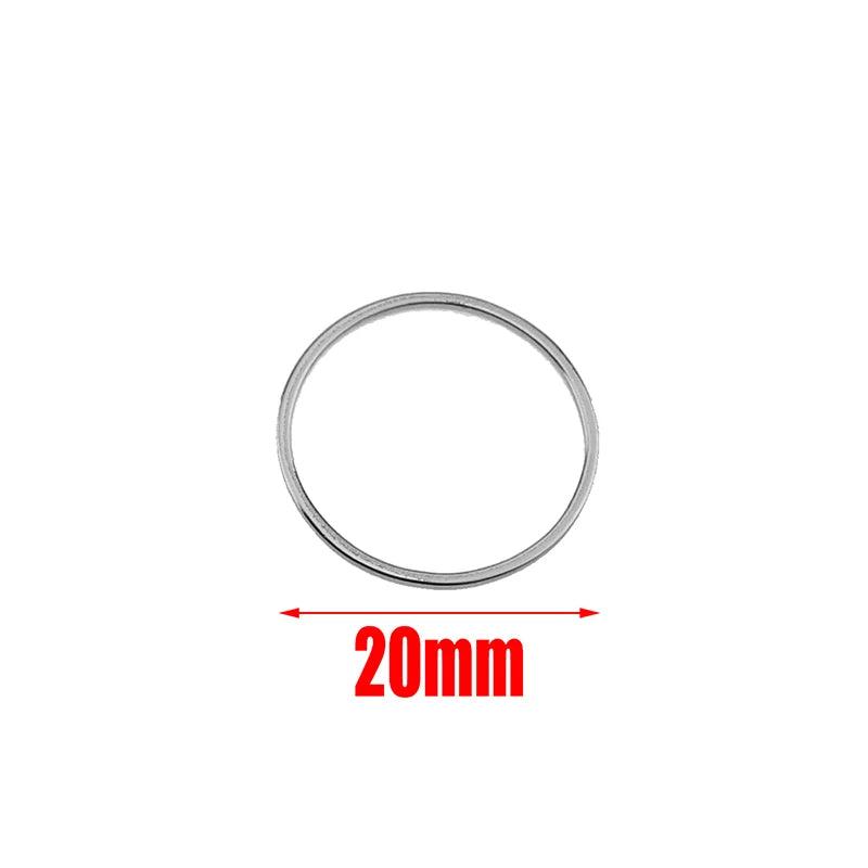 10pcs Stainless Steel Charms Connectors Hollow Frame Bezel Cross Moon for DIY Casting Necklaces Earrings Jewelry Making Supplies