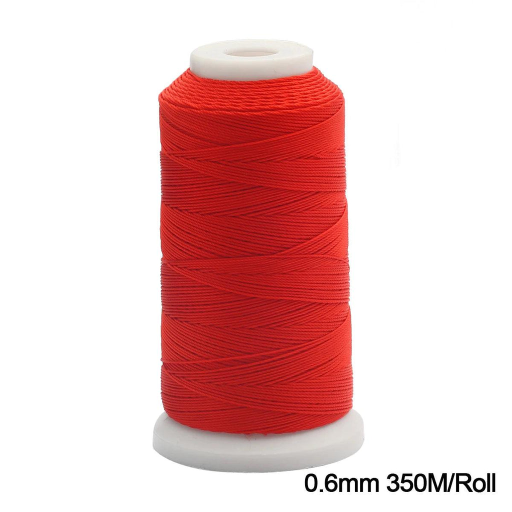 Red Nylon Cord Beading Thread Chinese Knot Macrame Cord Bracelet Braided Rope String For Jewelry Making DIY Craft Tassel Necklac